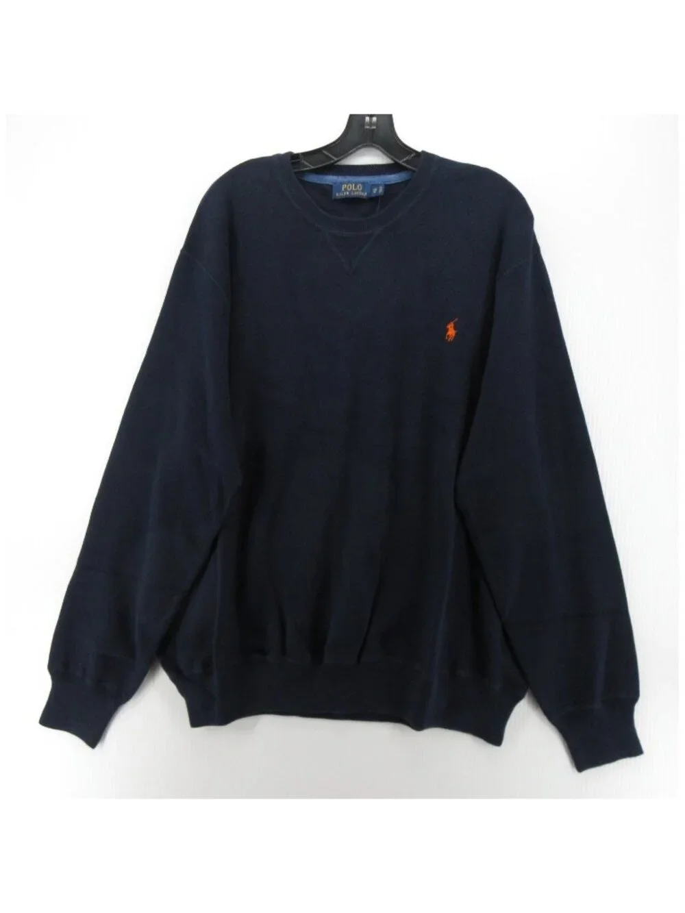 Polo Ralph Lauren Sweater 3XB Big Navy Pullover Preppy Pony Crewneck